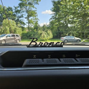 Classic Ford Bronco Dash Emblem