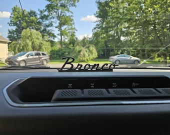 Klassisches Ford Bronco Dash Emblem