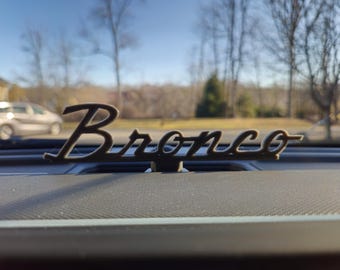 Kundenspezifisches Bronco Dash Emblem