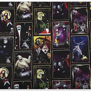 Disney Tim Burton Nightmare Before Christmas Jack Skellington Sally Zero Verpleegkundige Chirurgische Scrubs Hoed Schedelmuts Bouffant Paardenstaart Katoensatijn
