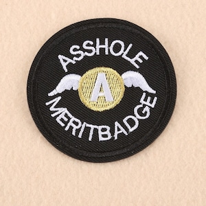 Merit Badge - Iron on patch - Embroided patch - Applique