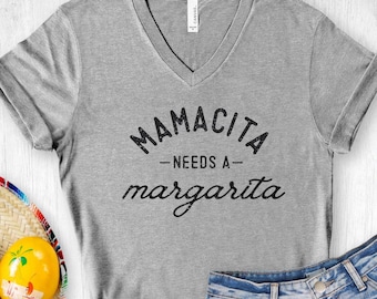 Mamacita Needs a Margarita Shirt: Cinco De Mayo Fiesta Tee