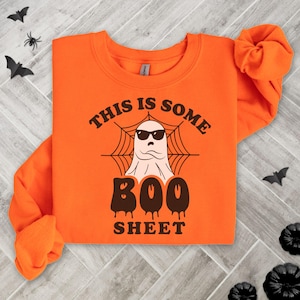 Boo Sheet Ghost Sweatshirt: Funny Halloween Spooky Season