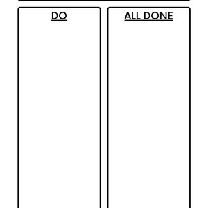 Visual Schedule for Kids - Etsy