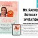 EDITABLE Ms. Rachel Birthday Invitation Instant Download Ms. Rachel ...