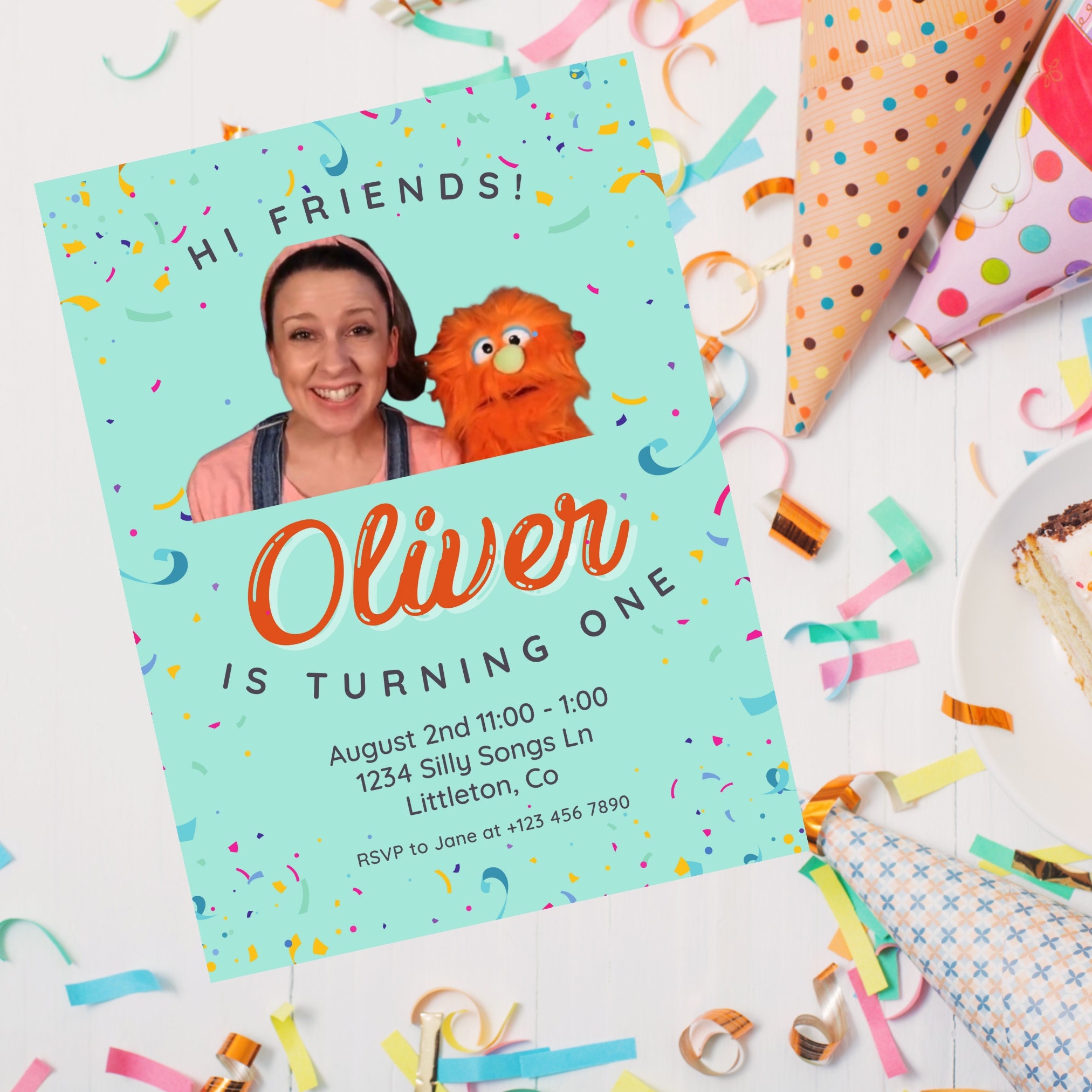 EDITABLE Ms. Rachel Birthday Invitation; Instant Download Ms. Rachel ...