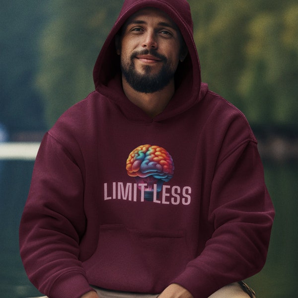 Illuminate Your Mind with our Abstract Lightbulb Unisex Hoodie - Stay Inspired and Limitless