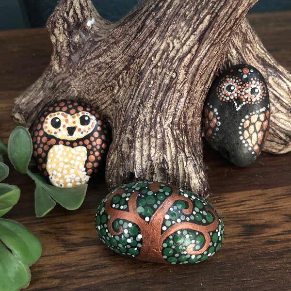 Intentional Rocks Owls