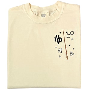 Wand Embroidered T-Shirt, Wizard T-Shirt, Magic, Gift