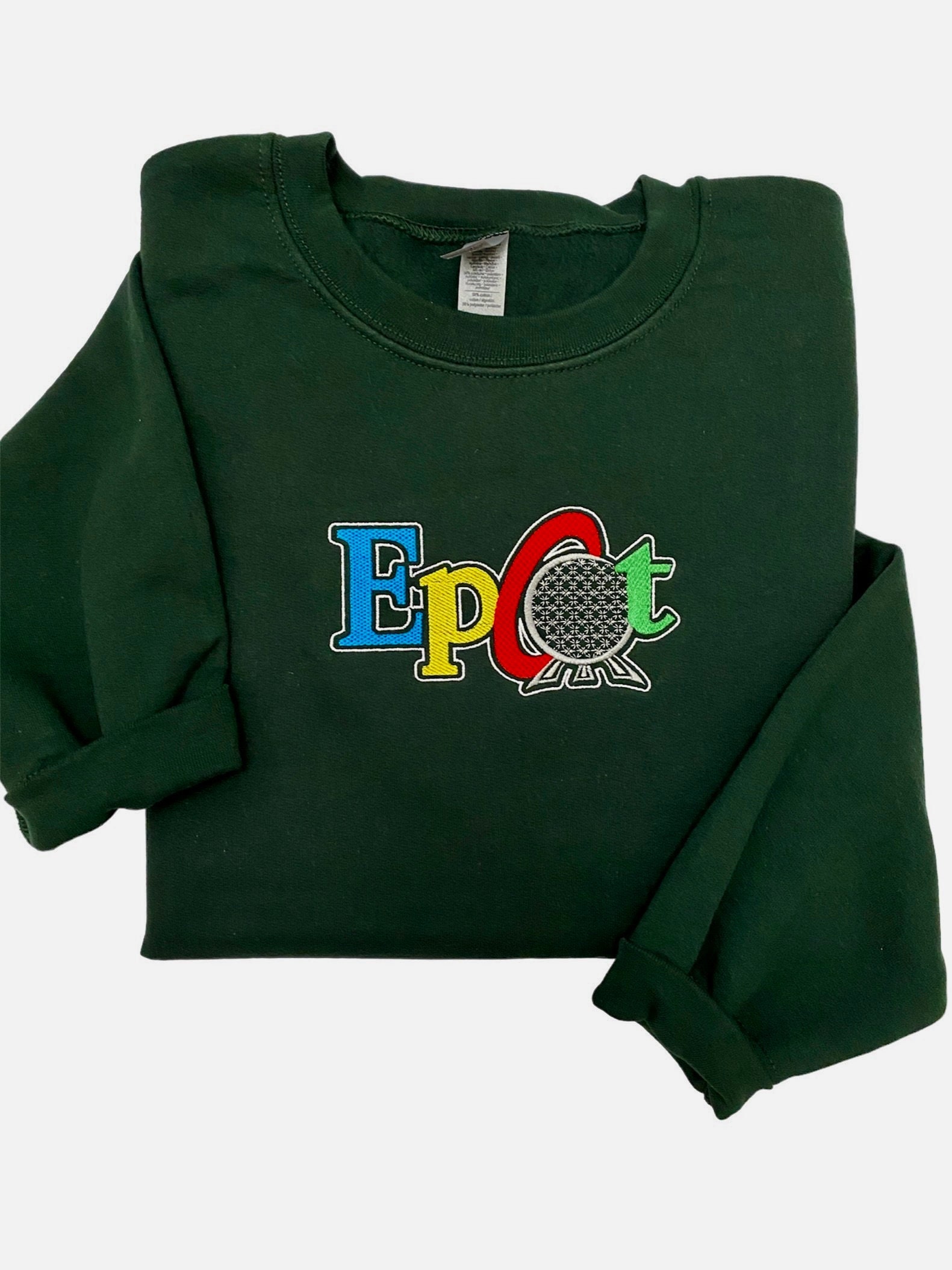 Discover Epcot inspired Embroidered Sweatshirt