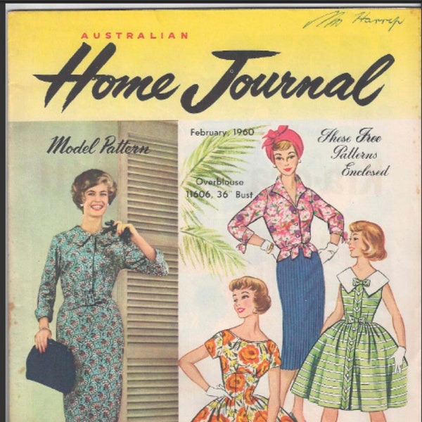 Australian Home Journal Magazine February 1960 PDF download