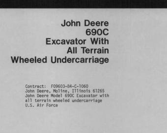 John Deere 690C Excavator Technical Manual TM1329 PDF