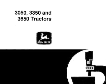 Manual técnico de reparación de tractores John Deere 3050, 3350 y 3650 (TM4443) PDF