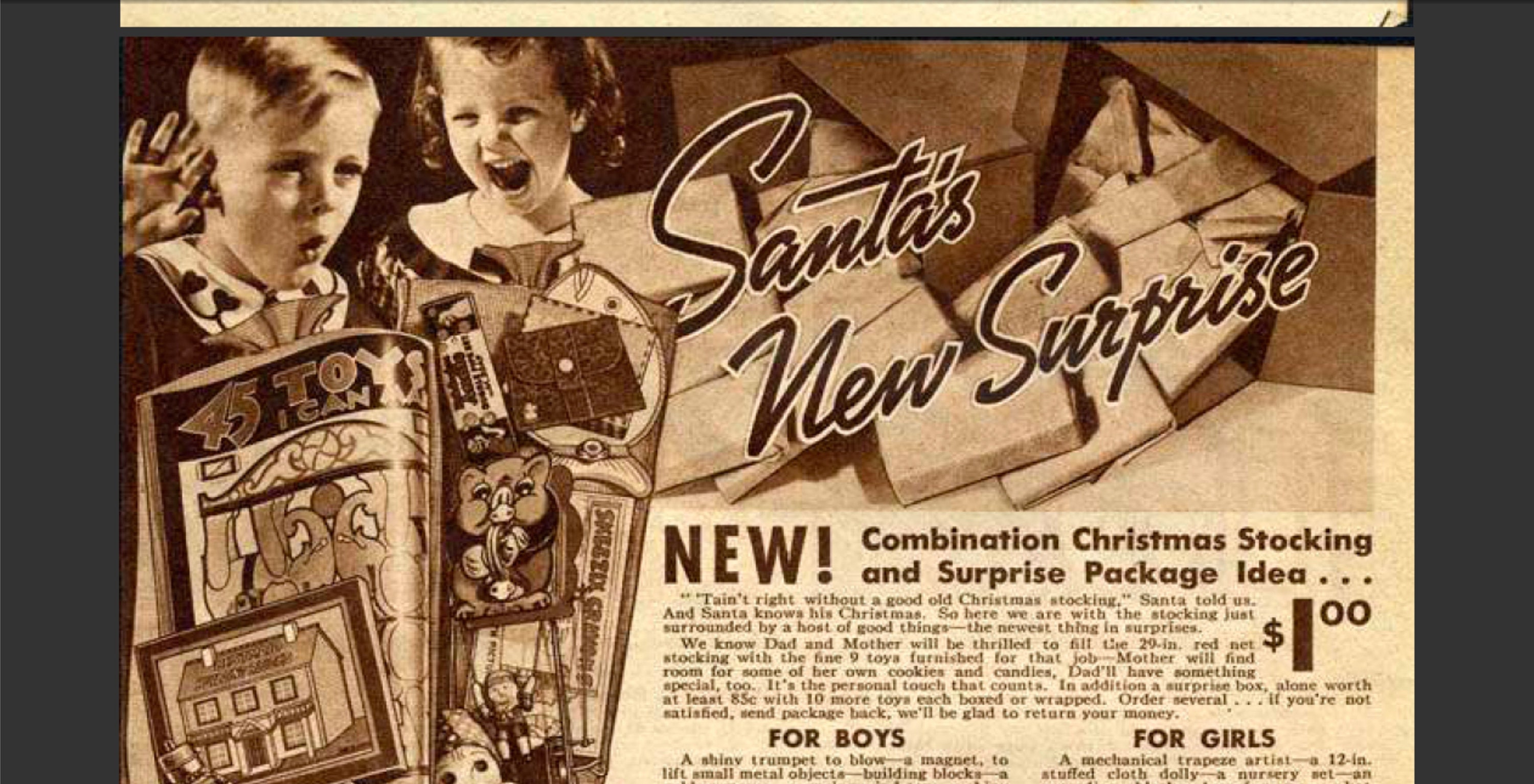1937 Sears Christmas Wishbook Catalog PDF Download Etsy