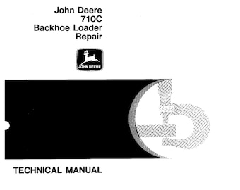 John Deere 710C Backhoe Loader Repair Technical Manual TM1451 PDF