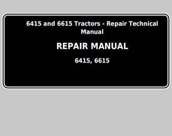 John Deere 6415 6615 Tractor Workshop Service Repair Manual TM8130 PDF