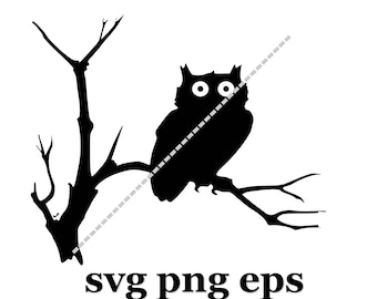 Owl SVG PNG EPS