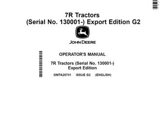 John Deere 7R Tractor Maintenance and Operators Manual OMTA28701  PDF 13