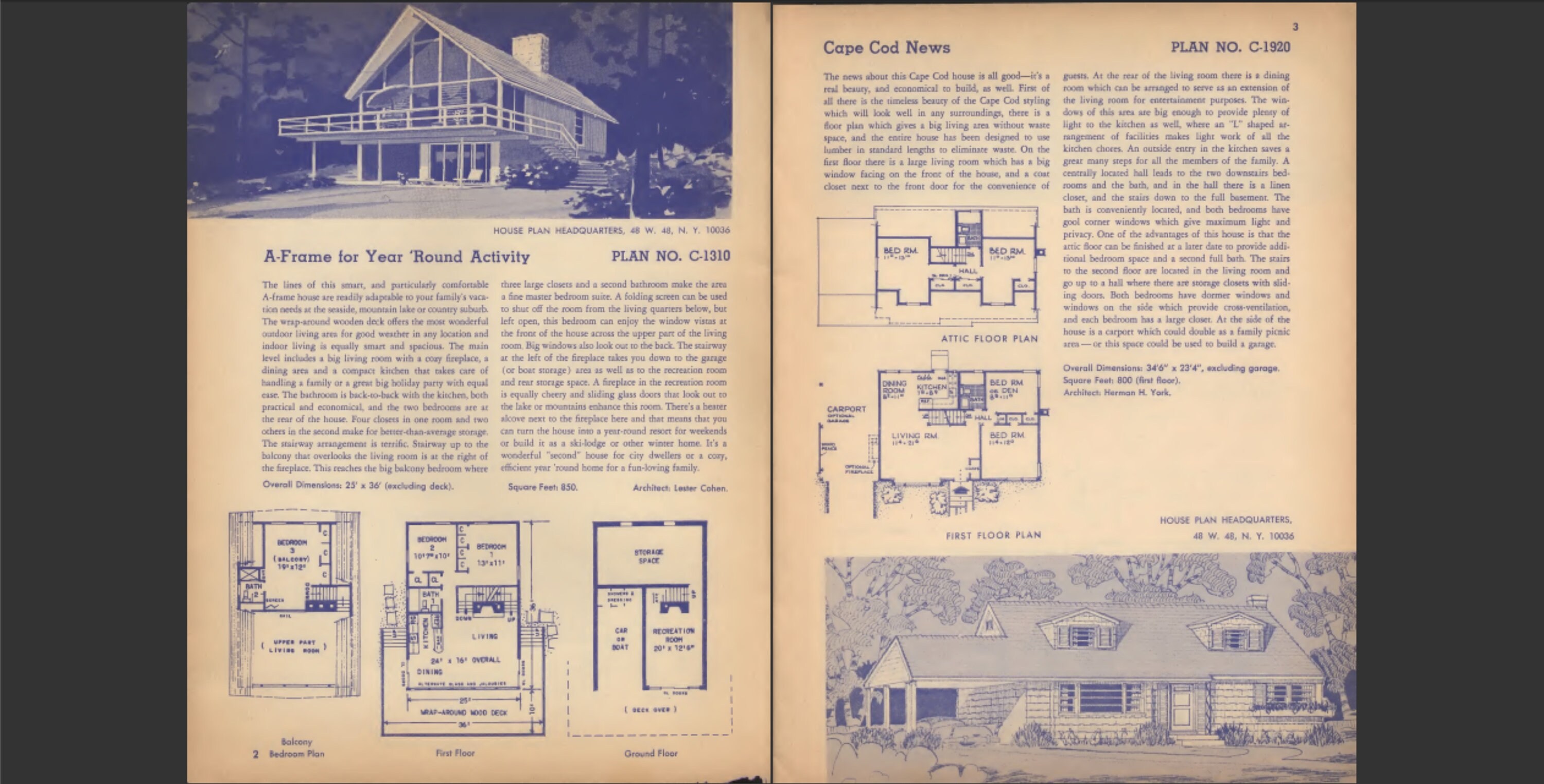 House Plans Magazine PDF Download Etsy