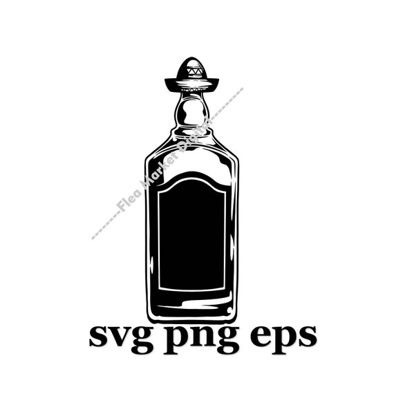 Liquor Bottle Silhouette