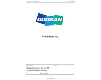 Manuale di officina per la riparazione del dumper articolato Doosan DA30 (PDF)