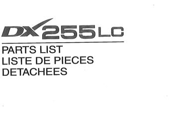 Doosan DX225LC Excavator Spare Parts Manual in English and French Reference K1016583EF HEBF-2702 PDF 1