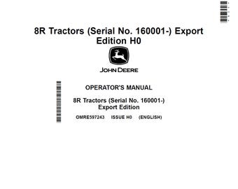 John Deere 8R Tractor Maintenance and Operators OMRE597243 Manual PDF 12