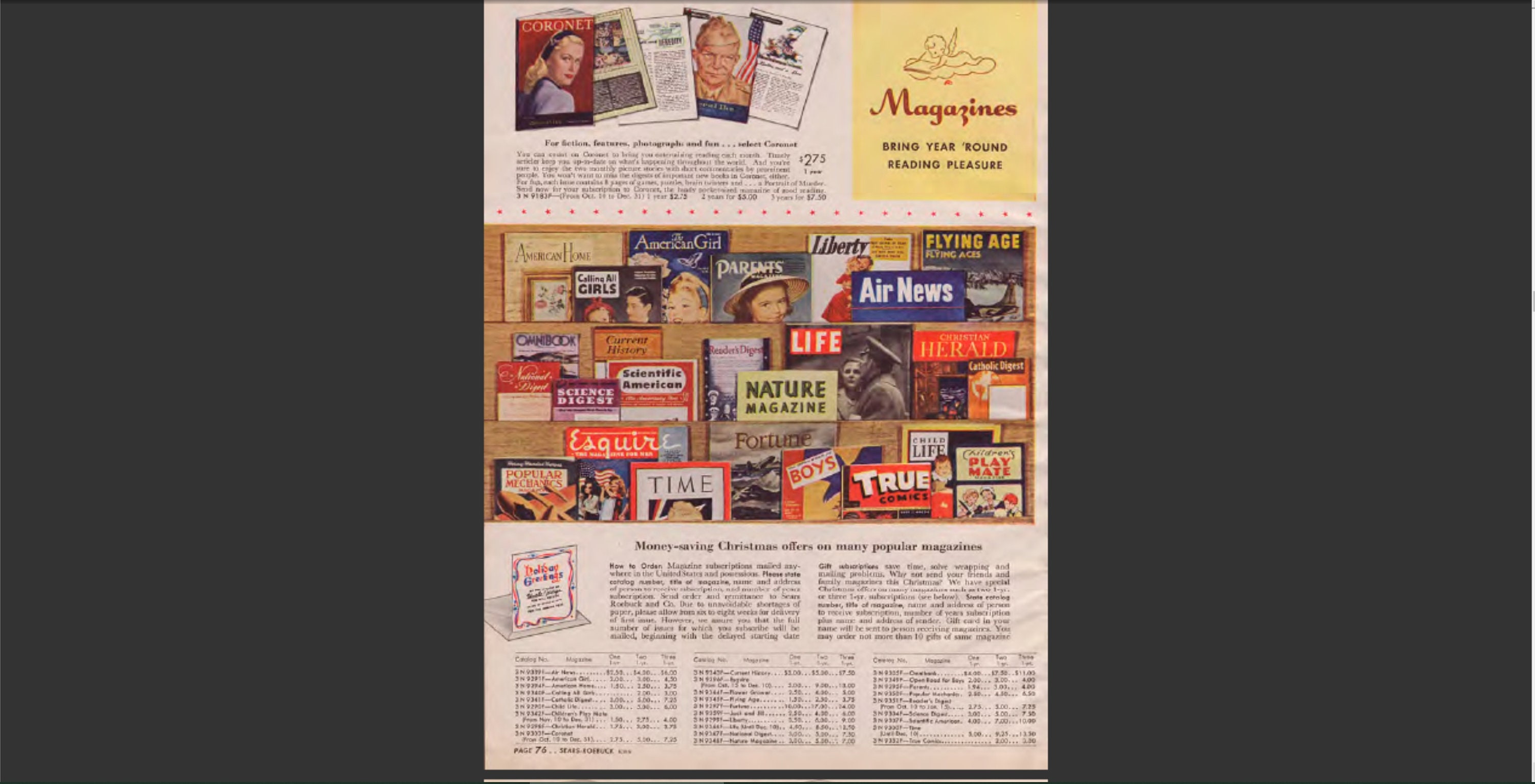 1945 Sears Christmas Wishbook Catalog PDF Download Etsy