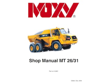 Manuale di riparazione per autocarri con cassone ribaltabile Doosan Moxy MT26 MT31 512967 PDF
