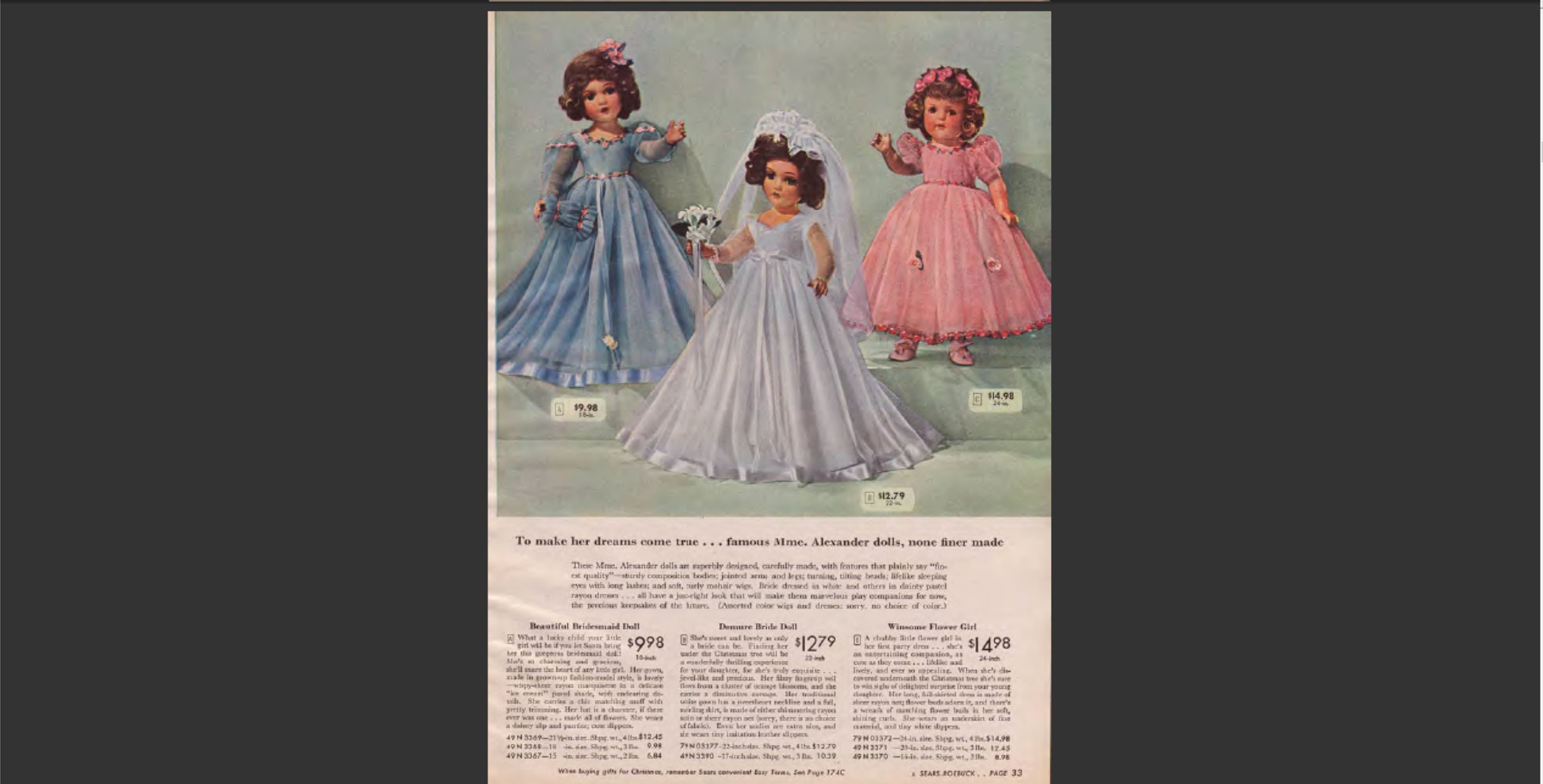 1945 Sears Christmas Wishbook Catalog PDF Download Etsy