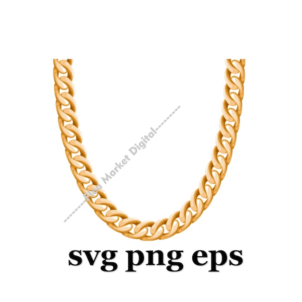 Nice Gold Chain SVG PNG EPS