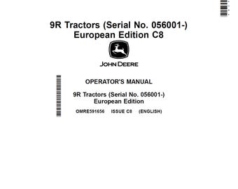 Manual de mantenimiento y operación del tractor John Deere 9R OMRE591656 PDF 10