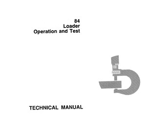 Manual técnico de operación, prueba y reparación de cargadoras John Deere 84 TM1397 PDF