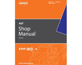 Doosan DA30-5 Dump Truck Shop Manual MX533347 PDF