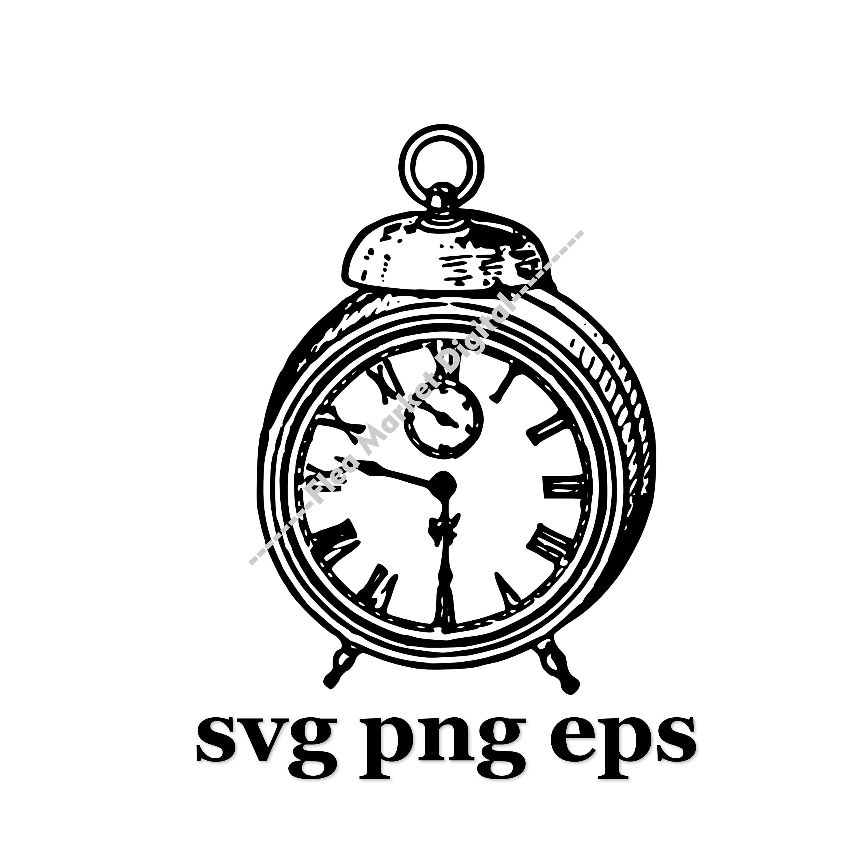 Vintage Alarm Clock With Roman Numerals SVG PNG EPS Clipart - Etsy Vintage Alarm Clock With Roman Numerals SVG PNG EPS Clipart - Etsy