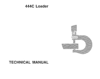 John Deere 444C Loaders Technical Manual TM1227 PDF