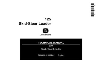 Manual técnico de reparación de la minicargadora John Deere 125 TM1167 (PDF)
