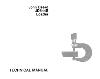 John Deere JD544B ローダー 技術マニュアル TM1094 PDF