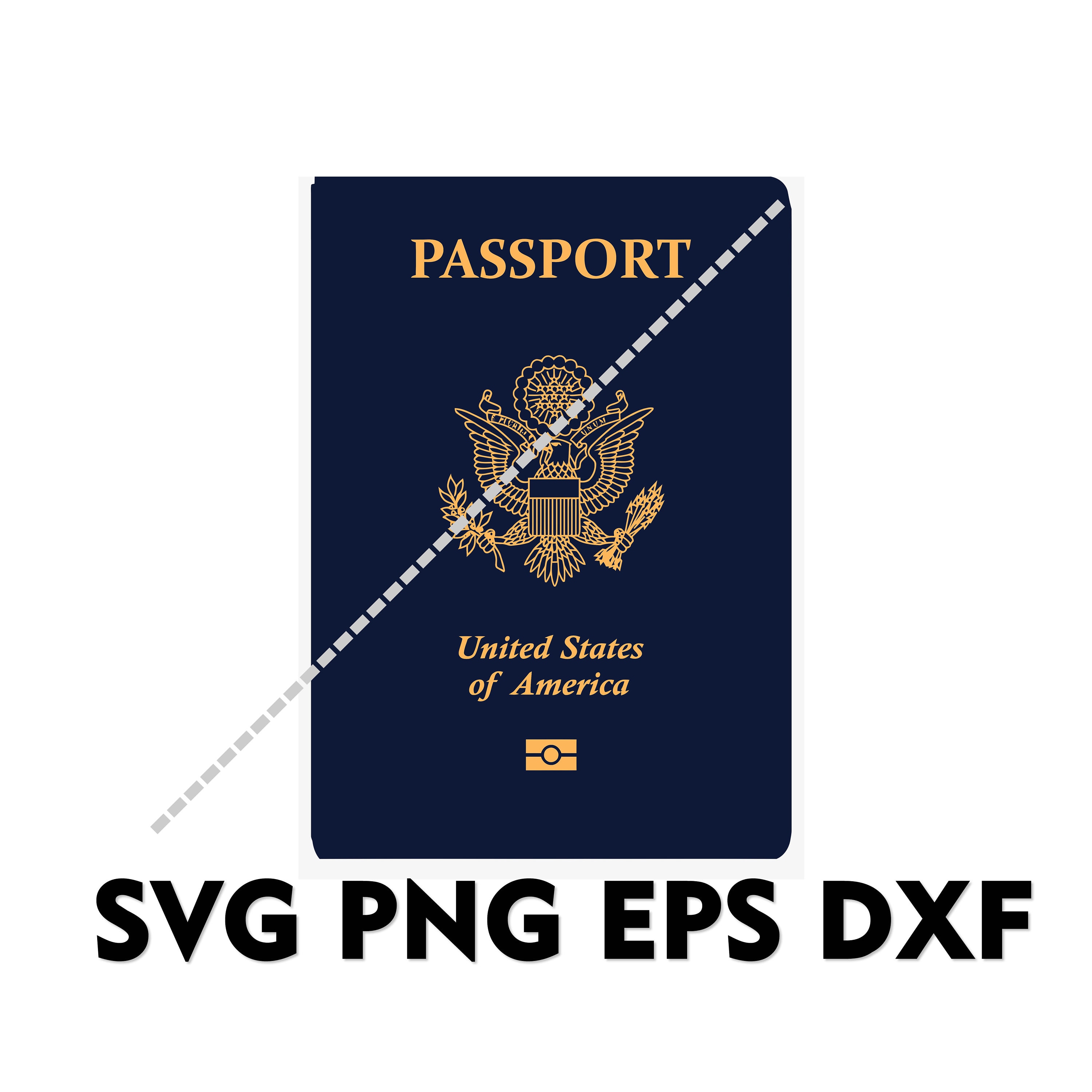 Passport Eagle Clipart