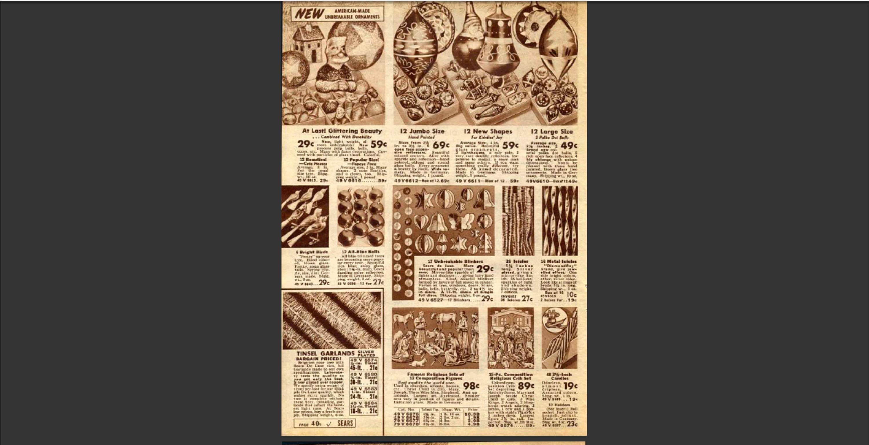 1937 Sears Christmas Wishbook Catalog PDF Download Etsy