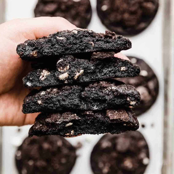 Handmade Gourmet Stuffed Cookies and Cream Cookie - Soft, Chewy, with Oreo Pieces - Perfect Birthday or Holiday Gift