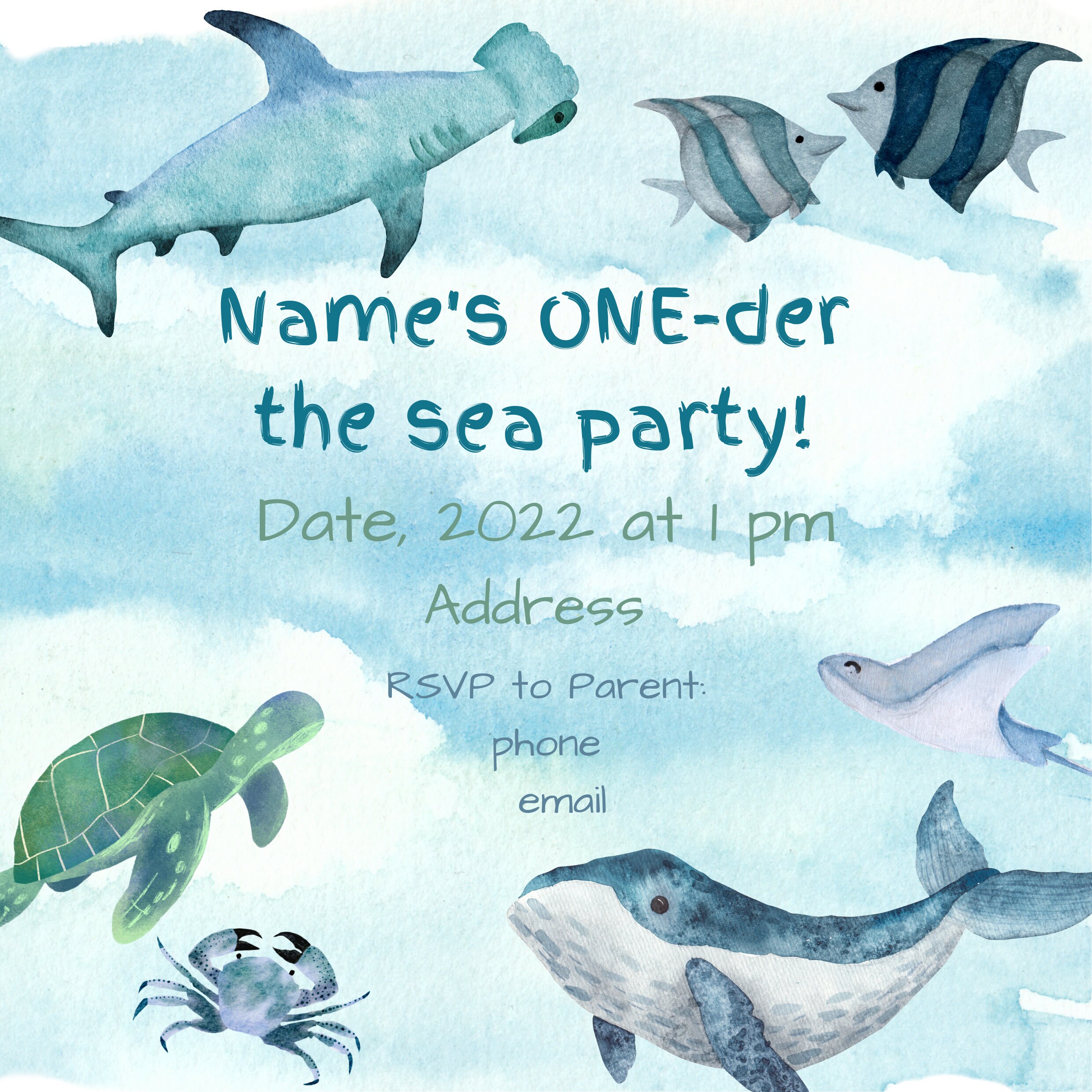 One-der the Sea Party 