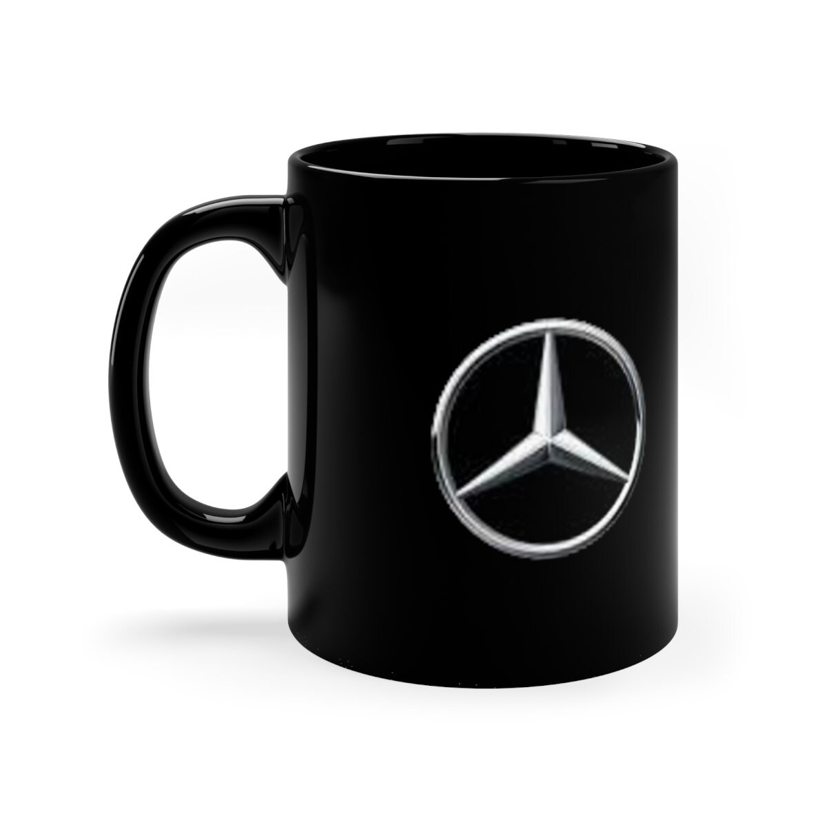 Mercedes-Benz Black and White Mug Coffee Tea Display Collectible