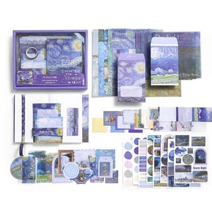 Set Bullet Journal - 155 pezzi - La notte stellata