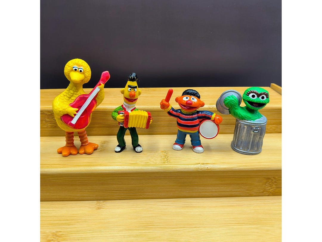 Sesame Street Concert Pvc Figures Lot Musical Instruments Tara Toy - Etsy