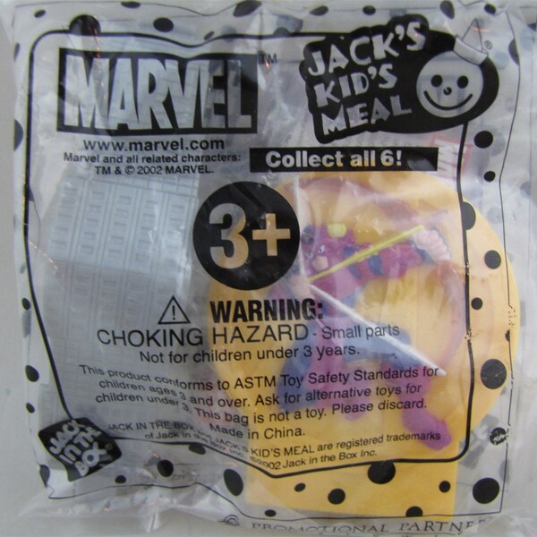 Hawkeye Super Hero Avengers Marvel Jack in the Box Toy 2002