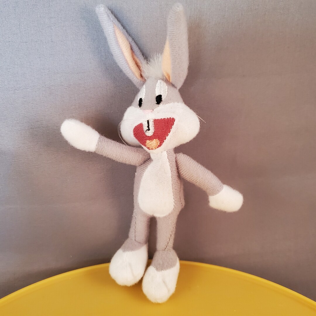 Bugs Bunny Finger Puppet Looney Tunes Rabbit Starbucks 6 Inch Etsy