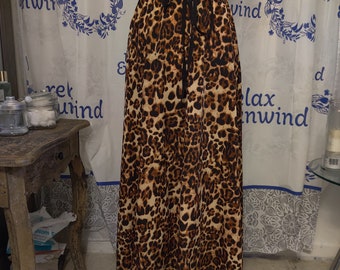 Maxi Skirt Leopard Print - Etsy