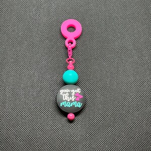 You&#39;ve Got This Mama Stanley Cup Straw Charm Tumbler Accessory Purse Clip Bogg Bag Tag Backpack Charm Gifts for Women