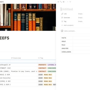 Notion Law School Template - Etsy